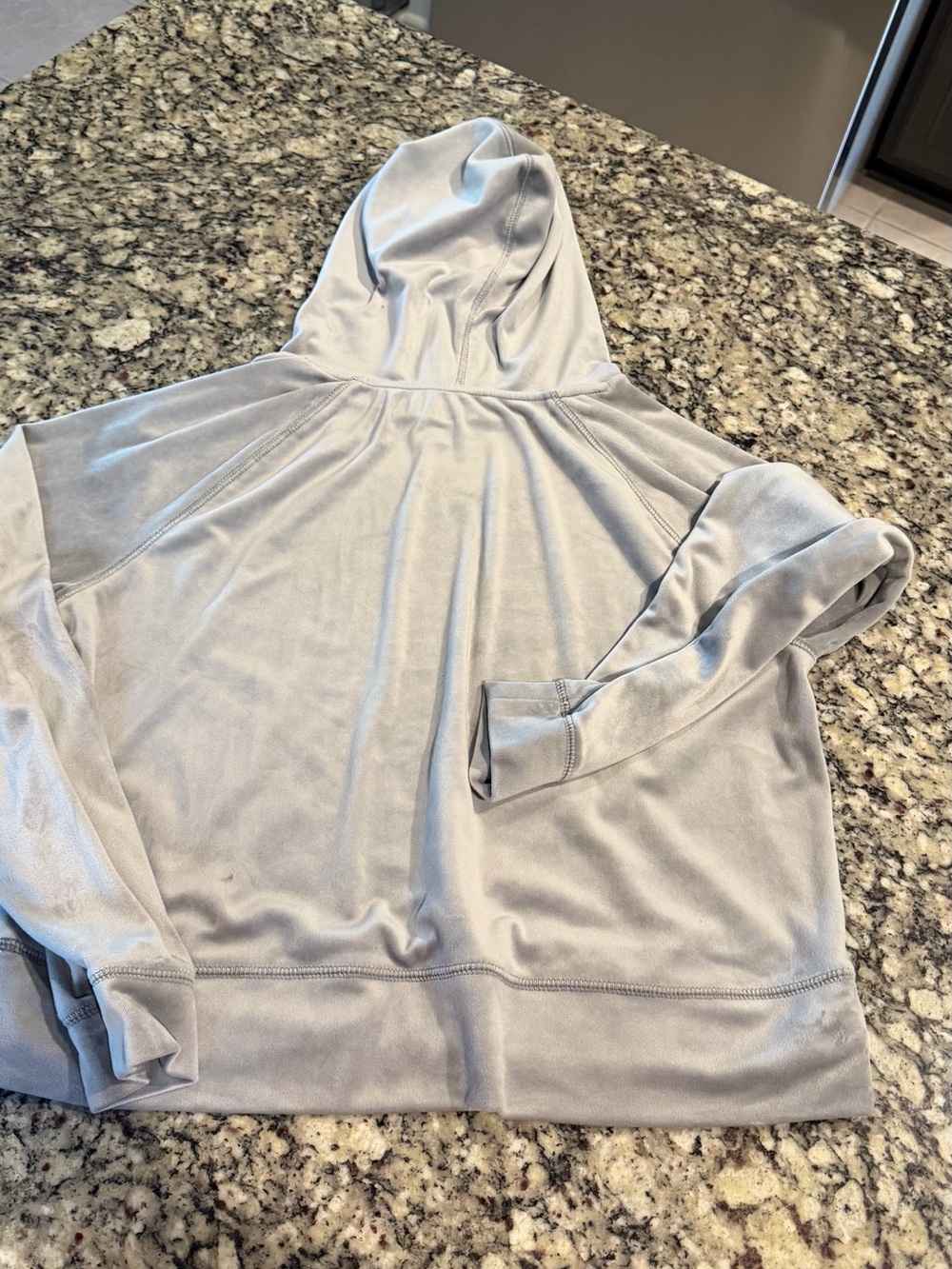 SO Light Gray Hooded Crewneck Sweatshirt - Super soft!